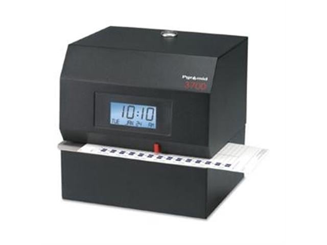 PYRAMID 3700 Time Clock and Document Stamp,Digital,