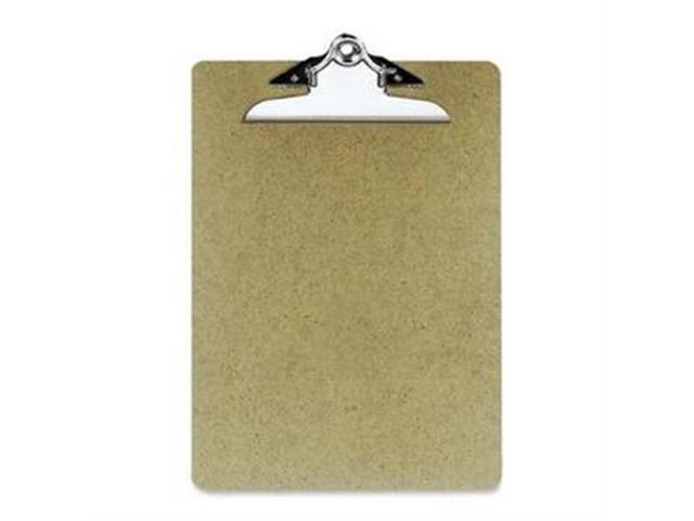 Photo 1 of Officemate Hardboard Clipboards-Hardboard Clipboard, 1" Paper Capacity, 9"x12-1/2", Brown - CASE of 25