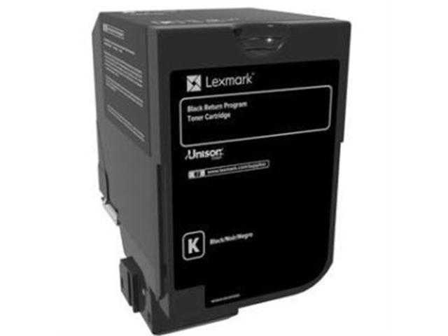Lexmark 74C10K0 Return Program Toner Cartridge - Black