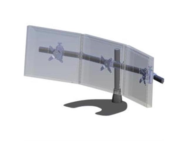 Ergotech Triple Monitor Desk Stand With Telescoping Wings