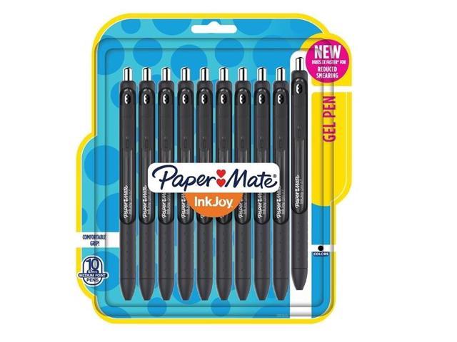 Inkjoy Gel Pens .7Mm 10/Pkg-Black