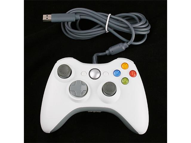 stroom echtgenoot variabel USB Wired Controller for Microsoft Xbox 360 XBOX360 OEM White - Newegg.com