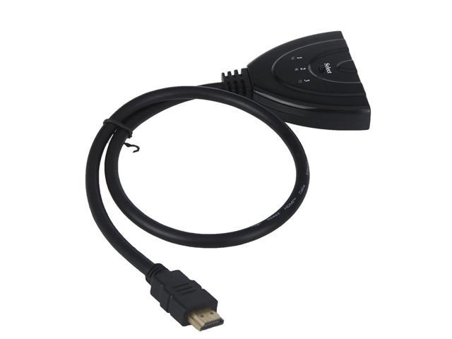 HDMI Splitter 0.5m 3 HDMI Input to 1 HDMI Output auto Switch Cable
