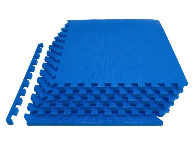 Prosource Fit Extra Thick Puzzle Exercise Mat Eva Foam Interlocking Tiles For Protective Cushioned Workout Flooring For Home And Gym Equipment Newegg Com