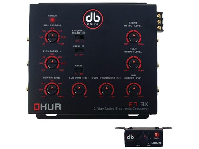 DB DRIVE E7 3X Okur(R) Series 3-Way Electronic Crossover