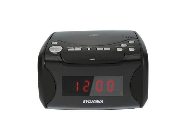 Sylvania Alarm Clock Radio with CD Player and USB Charging