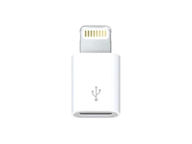 4XEM 4XMUSB8PINA White Micro USB to Lightning 8-Pin Adapter