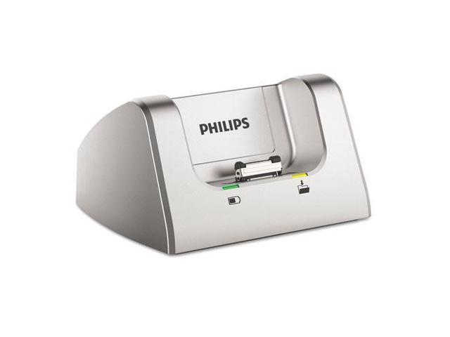 Philips - ACC8120 - Philips Pocket Memo Docking Station - Docking - Charging Capability, silver