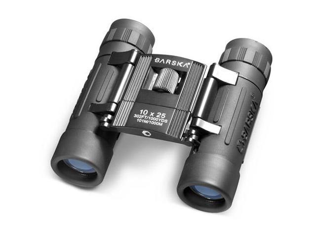 BARSKA 8x21 Compact Binoculars Black Rubber Armor Grip Fully Coated Optics Small 