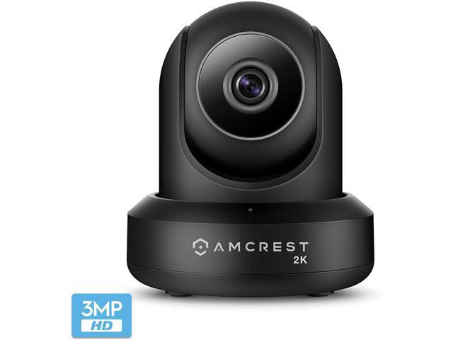 Amcrest UltraHD 2K (3MP/2304TVL) WiFi Video Security IP Camera with Pan/Tilt, Dual Band 5ghz/2.4ghz, Two-Way Audio, 3-Megapixel @ 20FPS, Wide 90° Viewing Angle and Night Vision IP3M-941B (Black)