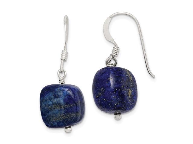Finejewelers Sterling Silver Blue Agate Threader Earrings