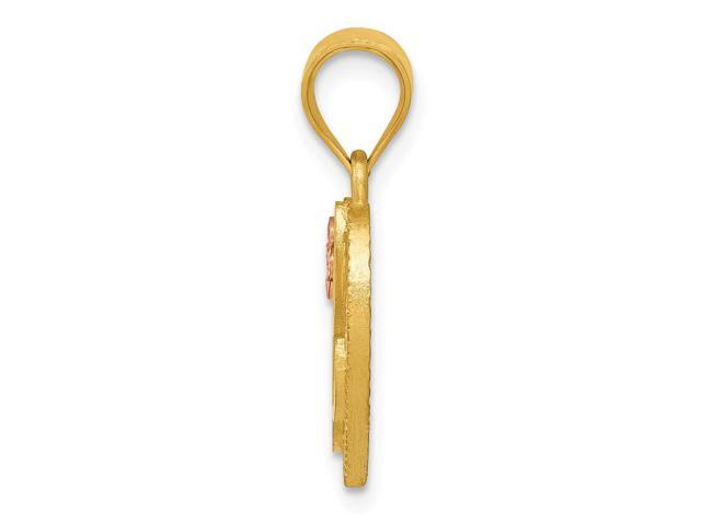 Mia Diamonds 14k Yellow Goldy InitialE Charm