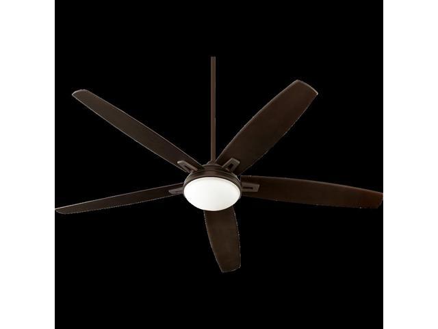 Quorum Vector 3 Light Ceiling Fan Oiled Bronze 81725 86