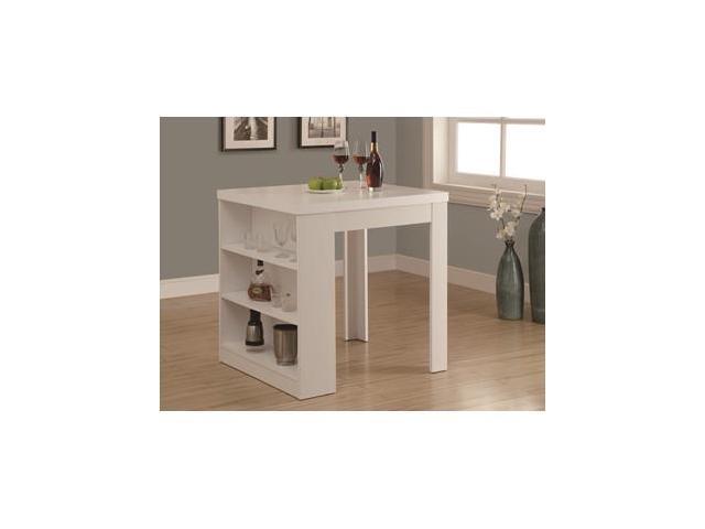 Monarch Specialties White Hollow Core 32 X 36 Counter Height Table Monarch Specialties White Hollow Core 32