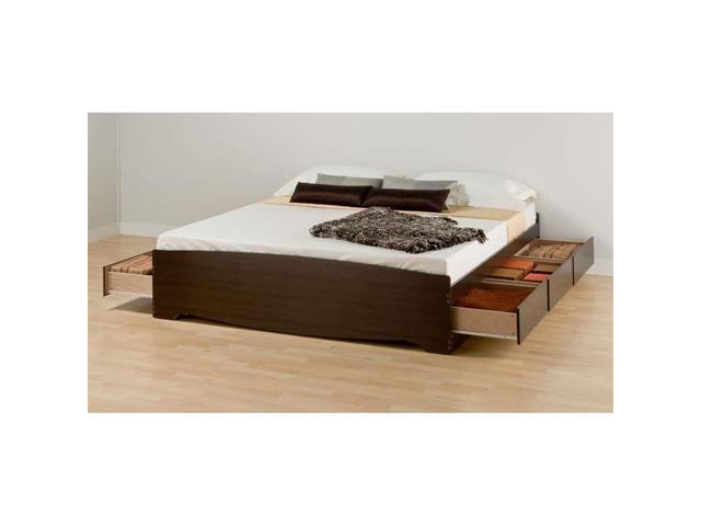 Prepac Ebk 8400 K King Mate S Platform Storage Bed With 6 Drawers Prepac Ebk 8400 K King Mate S Platform Storage Bed With 6 Drawers Espresso