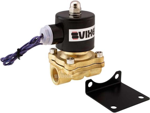 Vixen Air 1//2 NPT Air Ride Suspension High Flow Electric Air Valves//Solenoids 210 PSI Four Corners with Fittings VXK1204