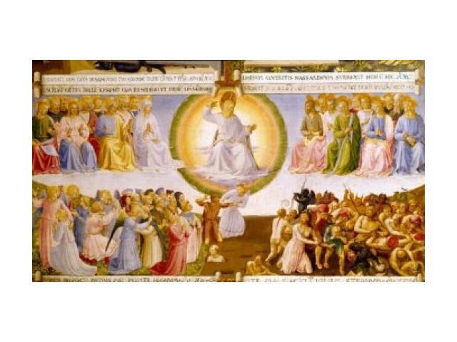 Posterazzi Sal Italy Florence Museo Di San Marco The Last Judgment By Fra Angelico Circa 1450 52 Poster Print 18 X 24 In Newegg Com