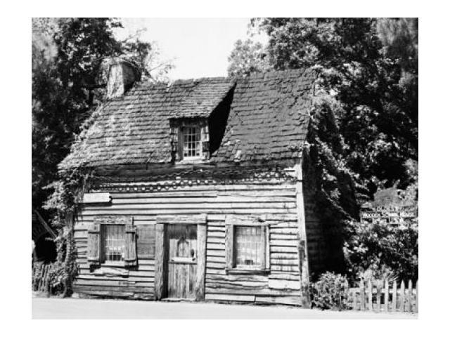 Posterazzi Sal25546003 Facade Of A Schoolhouse Oldest Wooden