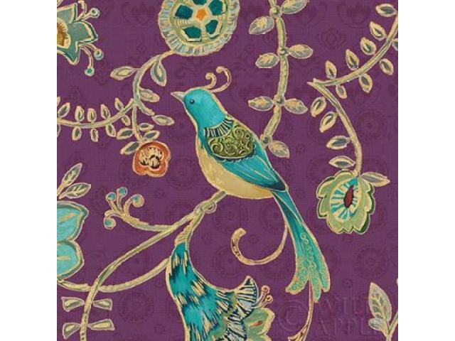 Bohemian Wings VIII Aubergine Poster Print by Daphne Brissonnet 24 x 24