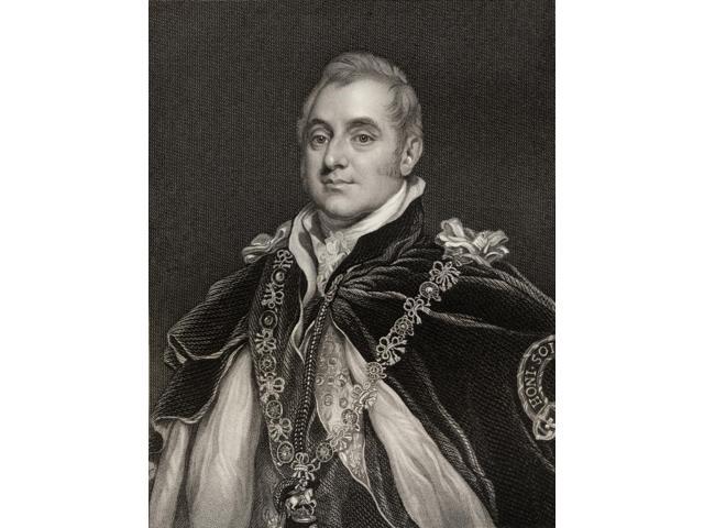 Henry Charles Somerset 6Th Duke Of Beaufort 1766-1835Engraved By TADean After TPhillips From The Book National Portrait Gallery Volume I  Published 1830 Poster Print (13 x 17)