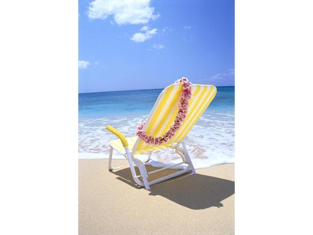 yellow beach chairs
