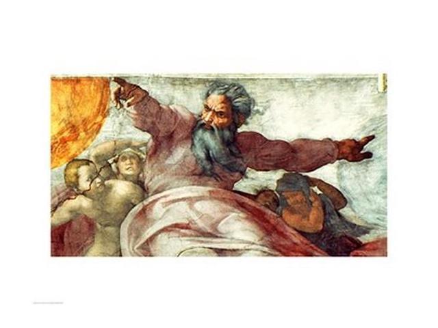 Posterazzi Balbal291677large Sistine Chapel Ceiling Creation Of