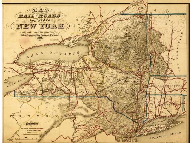 New York - 1857 Poster Print (18 x 24)