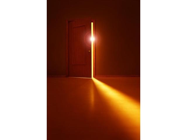 Light Streaming Through A Door Poster Print By Don Hammond Design