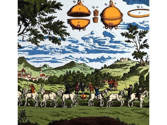 Magdeburg Hemispheres 17th Century Poster Print By Science Source