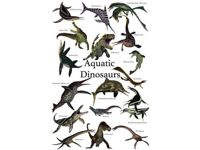 all water dinosaurs names