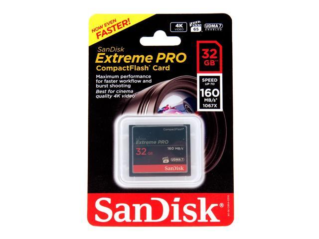 SANDISK SDCFXPS-032G-A46 32GB Extreme Pro CompactFlash