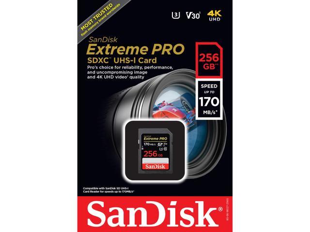 SanDisk - SDSDXXY-256G-ANCIN - SanDisk Extreme PRO 256 GB Class 10