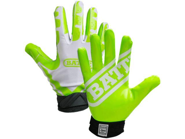 neon green receiver gloves