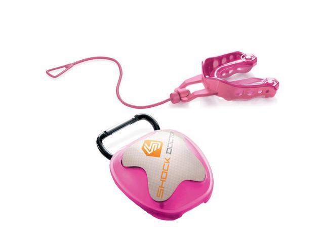 Shock Doctor Youth Gel Max Strapped Mouthguard Pink
