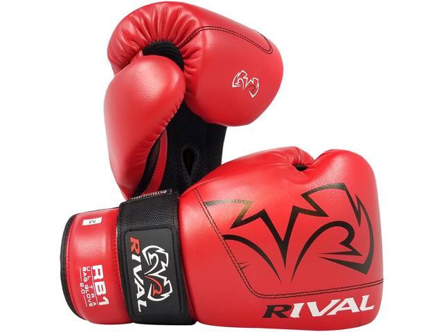 Rival RB1 Ultra Bag Gloves 2.0 Black Pads Mitts Boxing Training Bag Pad Gloves
