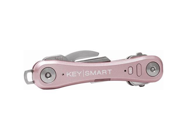 Keysmart Pro Smart Key Organizer with Tile Location Tracking - Rose Gold