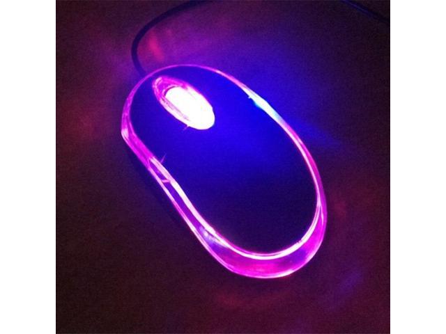 Portable Optical USB Wired Game Mouse LED Mice 1200 DPI For PC Laptop Computer