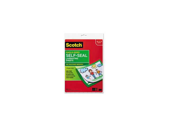 Self-Sealing Laminating Sheets, 6.0 mil, 8 1/2 x 11, 10/Pack - Newegg.com