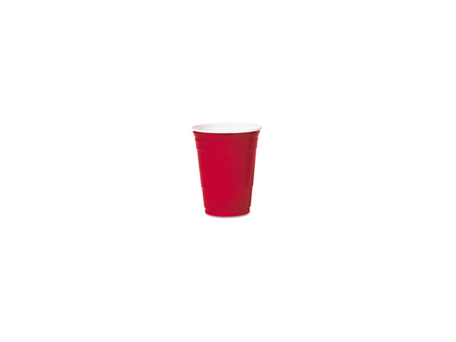 Plastic Party Cold Cups, 16 oz., Red, 20 Bags of 50/Carton - Newegg.com