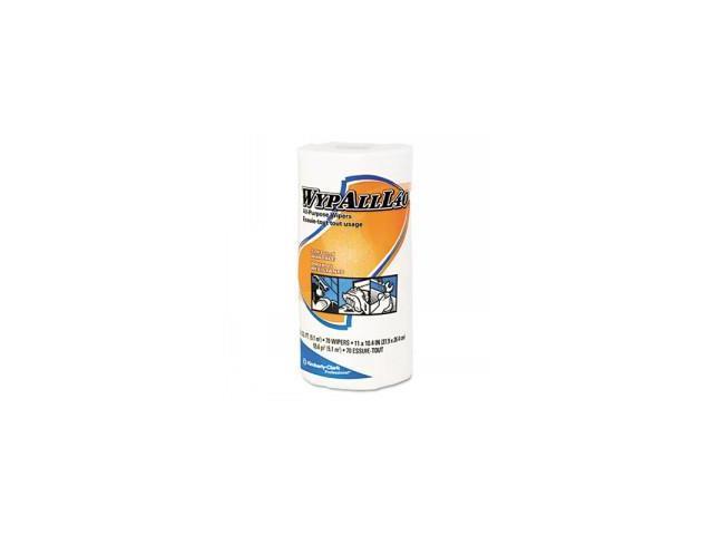 Photo 1 of WypAll 05027 L40 Wipers, Small Roll, 10 2/5 x 11, White, 70/Roll, 24 Rolls/Carton
