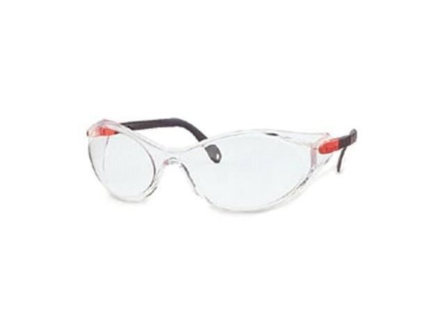 Uvex 763-S1730 Bandido Safety Eyewear, Frameless, Clear Lens, Nylon/Polycarbonate