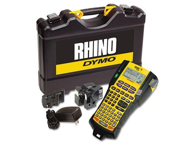 Rhino 5200 Industrial Label Maker Kit, 5 Lines, 6-1/10W X 11-2/9D X 3-