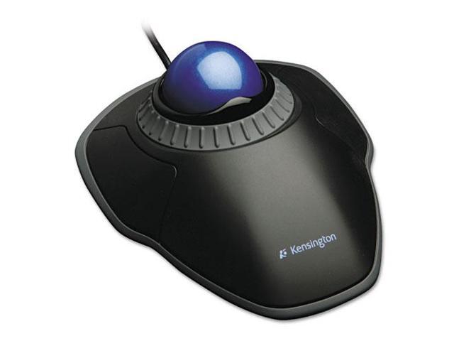 Orbit Trackball With Scroll Ring, Two Buttons, Black