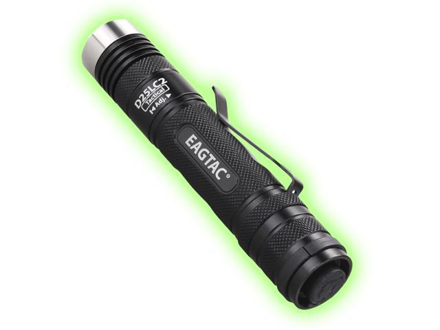 Eagletac D25LC2 Tactical Flashlight 1200 Lumens - Uses 1x 18650 or 2x  CR123A Batteries