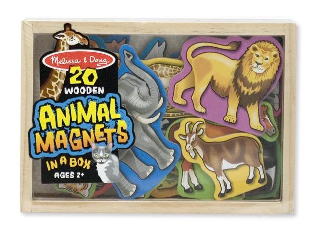 melissa & doug 20 animal magnets in a box