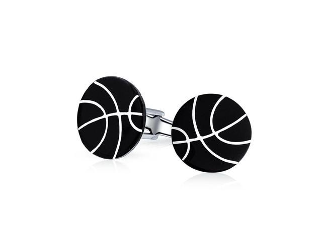 Round Solid Circle Cufflinks For Men Engravable Shirt Cuff Link Polished 925 Sterling Silver Graduation Gift Hinge