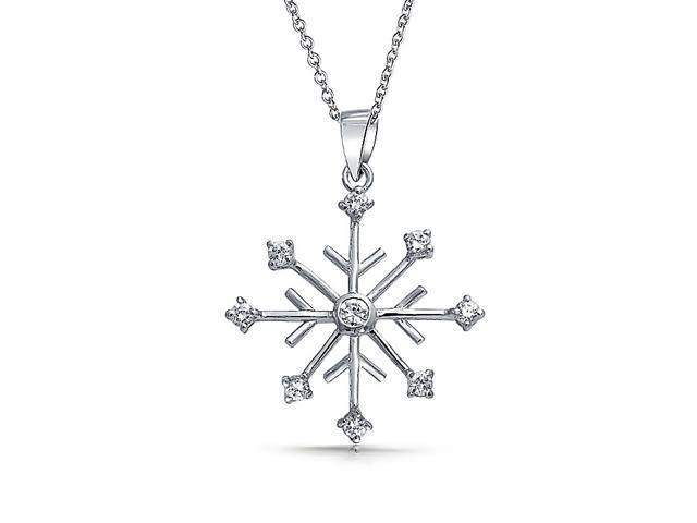 Winter Christmas SNOWFLAKE Solid Sterling Silver Small Charm Pendant 1941 Winter Christmas SNOWFLAKE Solid Sterling Silver Small Charm Pendant 1941