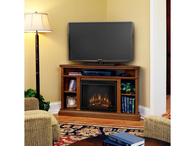 Real Flame Churchill Electric Fireplace In Oak 3750e O Newegg Com