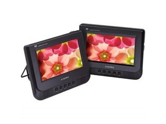 7" Dual Widescreen Portable DVD Players
