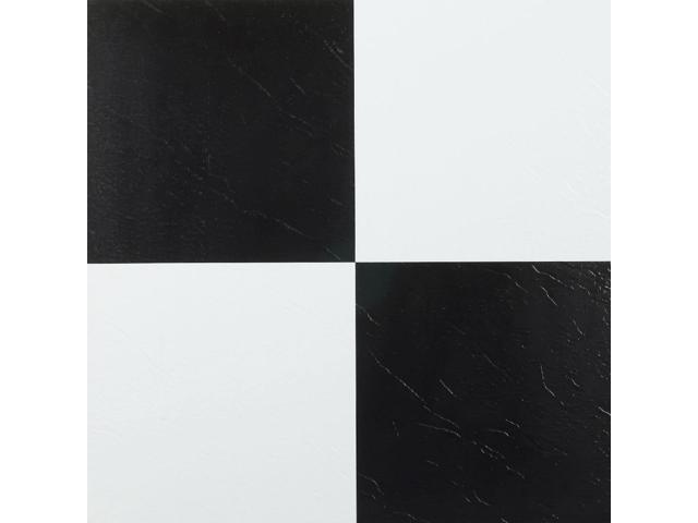 Nexus Black And White 12 X Inch Self Adhesive Vinyl Floor Tile Nexus Black And White 12 X Inch Self Adhesive Vinyl Floor Tile
